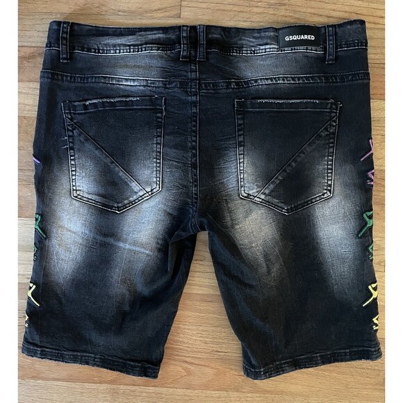 Men’s 38 G Squared Dancing Skeletons Shorts - Picture 3 of 11